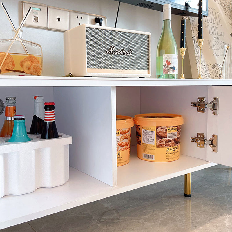 Sintered Stone Enclosed TV Storage Luxury TV Cabinet with Splayed Legs Clearhalo 'furn' 'furn_tv_stands_entertainment_centers' 'Furniture' 'Living Room Furniture' 'TV Stands & Entertainment Centers' 'TV Stands & Media Storage Furniture' 'tv_stands_entertainment_centers' 5630524