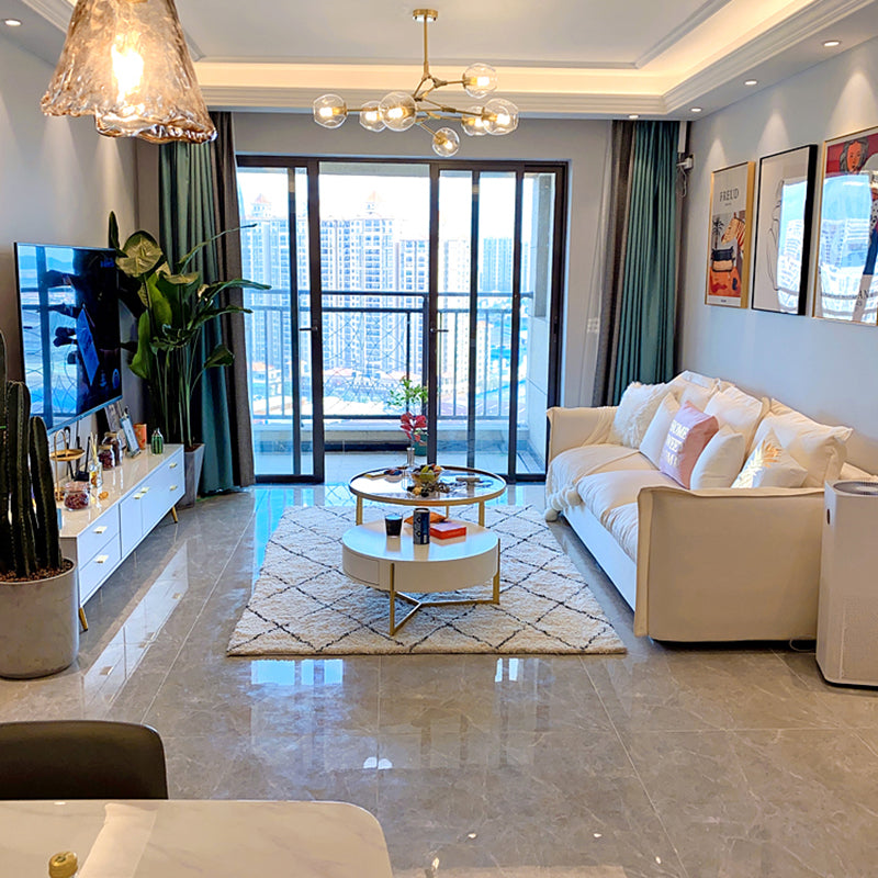 Sintered Stone Enclosed TV Storage Luxury TV Cabinet with Splayed Legs Clearhalo 'furn' 'furn_tv_stands_entertainment_centers' 'Furniture' 'Living Room Furniture' 'TV Stands & Entertainment Centers' 'TV Stands & Media Storage Furniture' 'tv_stands_entertainment_centers' 5630526