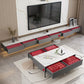 Modern Wall-mounted TV Stand Stone Enclosed Storage TV Cabinet with Drawers Clearhalo 'furn' 'furn_tv_stands_entertainment_centers' 'Furniture' 'Living Room Furniture' 'TV Stands & Entertainment Centers' 'TV Stands & Media Storage Furniture' 'tv_stands_entertainment_centers' 5630544