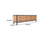 19.69"H TV Stand Industrial Style Solid Wood Brown TV Console with Drawers Clearhalo 'furn' 'furn_tv_stands_entertainment_centers' 'Furniture' 'Living Room Furniture' 'TV Stands & Entertainment Centers' 'TV Stands & Media Storage Furniture' 'tv_stands_entertainment_centers' 5630582