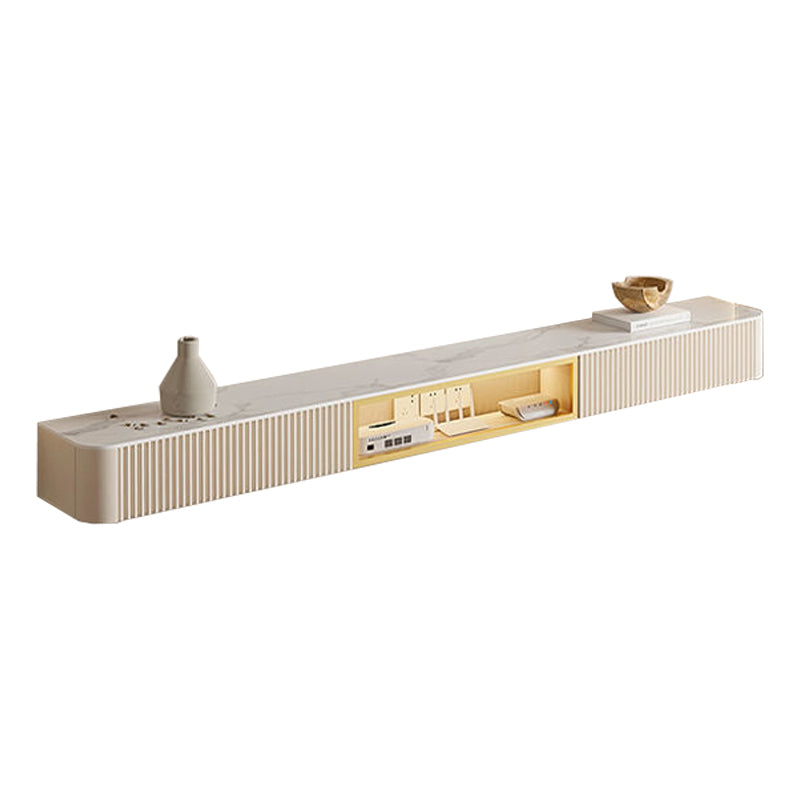 Contemporary TV Media Stand with Drawers Floating TV Stand Console 71"L x 12"W x 8"H Clearhalo 'furn' 'furn_tv_stands_entertainment_centers' 'Furniture' 'Living Room Furniture' 'TV Stands & Entertainment Centers' 'TV Stands & Media Storage Furniture' 'tv_stands_entertainment_centers' 5630632
