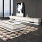 Glass Top Media Console for Living Room Glam Polish Finish TV Media Stand Clearhalo 'furn' 'furn_tv_stands_entertainment_centers' 'Furniture' 'Living Room Furniture' 'TV Stands & Entertainment Centers' 'TV Stands & Media Storage Furniture' 'tv_stands_entertainment_centers' 5630673