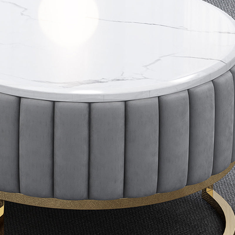 Skandinavische Nachahmung Marmorfernsehständer geschlossene Speicherfernsehkonsole mit Schubladen