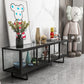 Rectangle Enclosed TV Storage Industrial TV Cabinet with Glass Doors Clearhalo 'furn' 'furn_tv_stands_entertainment_centers' 'Furniture' 'Living Room Furniture' 'TV Stands & Entertainment Centers' 'TV Stands & Media Storage Furniture' 'tv_stands_entertainment_centers' 5630791