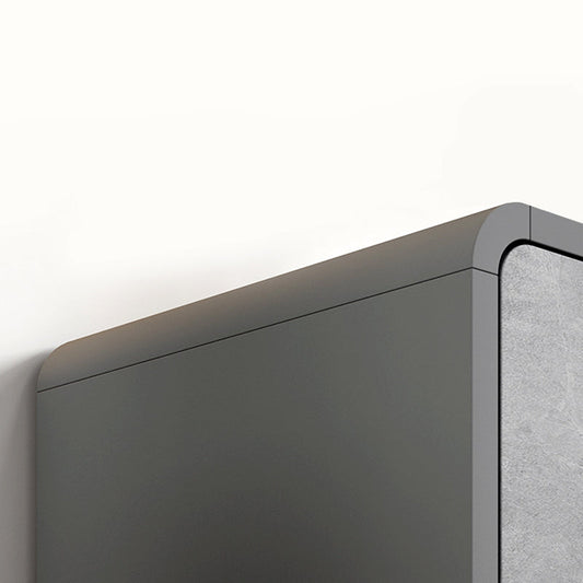 Mobile tv in legno glam ingegnerizzato in ingegnerizzazione ingegnerizzato bianco e grigio con 2 porte