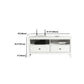 White Contemporary TV Stand Faux Wood TV Cabinet with Drawers Clearhalo 'furn' 'furn_tv_stands_entertainment_centers' 'Furniture' 'Living Room Furniture' 'TV Stands & Entertainment Centers' 'TV Stands & Media Storage Furniture' 'tv_stands_entertainment_centers' 5630945