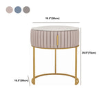 2 Pieces Make-up Vanity Stool Set Luxurious Table with Stone Top