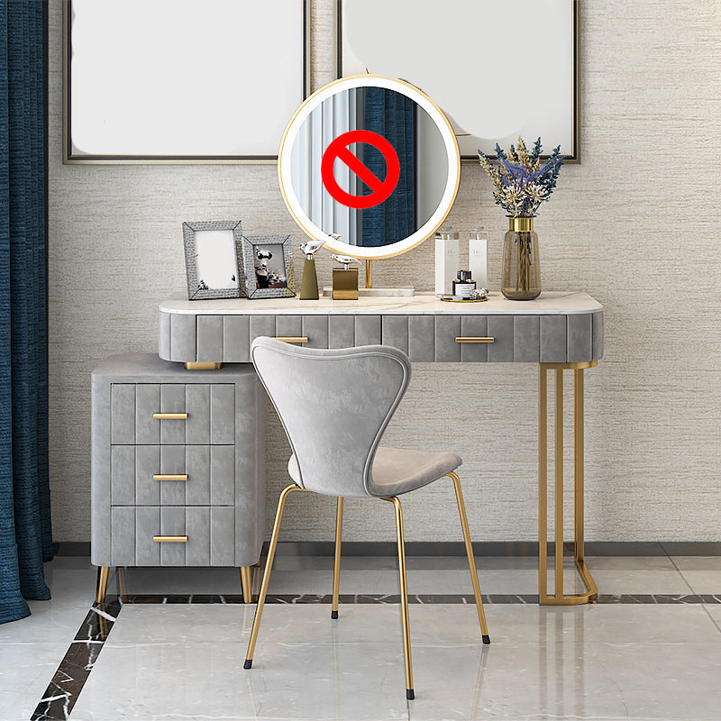 Table de maquillage de vanité de 5 tirages