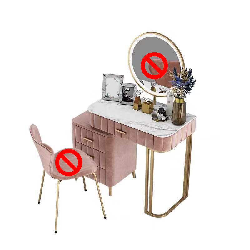 Table de maquillage de vanité de 5 tirages