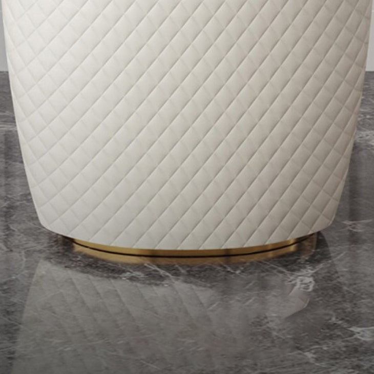 5 Speicherschubladen Eitelkeitssatz gerade Füße Kommode mit gepolstertem Hocker