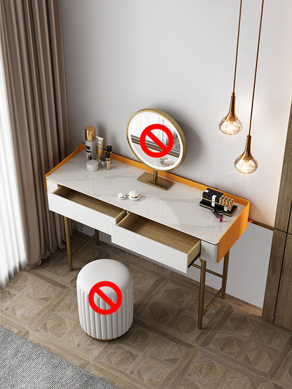 Stone Top Waschtisch Set Metall Waschtisch Tisch/Stuhlset