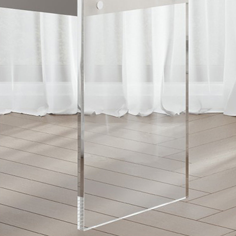 Mirrored Wood Makeup Dressing Table Modern Style Stool Set in White Clearhalo 'Bedroom Furniture' 'furn' 'furn_makeup_vanities' 'Furniture' 'Makeup Vanities' 'makeup_vanities' 5631167