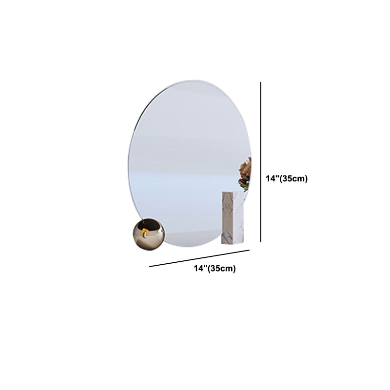 Mirrored Wood Makeup Dressing Table Modern Style Stool Set in White Clearhalo 'Bedroom Furniture' 'furn' 'furn_makeup_vanities' 'Furniture' 'Makeup Vanities' 'makeup_vanities' 5631179