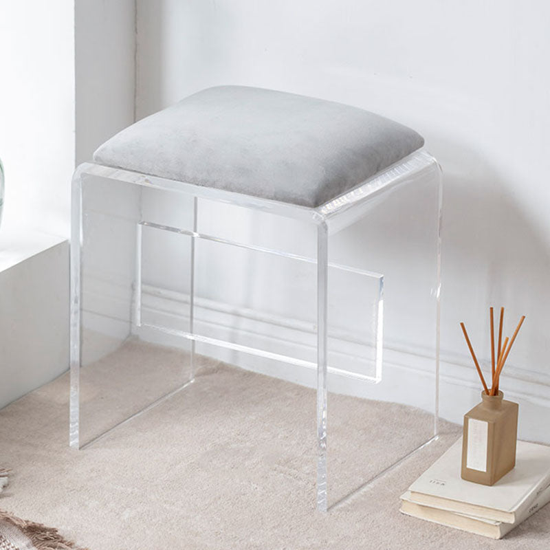 Modern Makeup Dressing Table Stool Set with 1/2 Storage Drawers Clearhalo 'Bedroom Furniture' 'furn' 'furn_makeup_vanities' 'Furniture' 'Makeup Vanities' 'makeup_vanities' 5631198