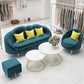 Contemporary Velvet Sofa with Slopped Arm and Tight Back for Apartment Clearhalo 'furn' 'furn_sofas' 'Furniture' 'Living Room Furniture' 'Sofa' 'sofas' 5631530