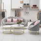 Contemporary Velvet Sofa with Slopped Arm and Tight Back for Apartment Clearhalo 'furn' 'furn_sofas' 'Furniture' 'Living Room Furniture' 'Sofa' 'sofas' 5631532