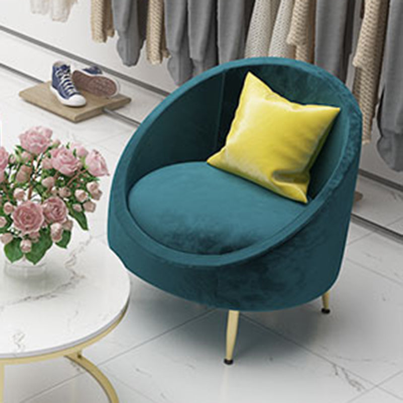 Contemporary Velvet Sofa with Slopped Arm and Tight Back for Apartment Clearhalo 'furn' 'furn_sofas' 'Furniture' 'Living Room Furniture' 'Sofa' 'sofas' 5631546