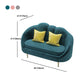 Contemporary Velvet Sofa with Slopped Arm and Tight Back for Apartment Clearhalo 'furn' 'furn_sofas' 'Furniture' 'Living Room Furniture' 'Sofa' 'sofas' 5631549