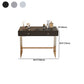 2 Drawers Clear Acrylic Makeup Table Contemporary 17.72" D Vanity Set with Stool & Mirror Clearhalo 'Bedroom Furniture' 'furn' 'furn_makeup_vanities' 'Furniture' 'Makeup Vanities' 'makeup_vanities' 5631696