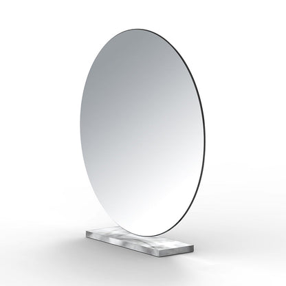 Zeitgenössische 2 Schubladen Eitelkeitstisch mit Spiegel & Stuhl Clear Clear Acryl -Waschtisch -Set