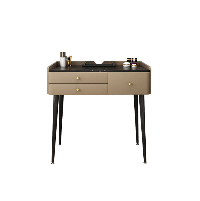 Hedendaagse stenen verband Tabel 31.1-in-high make-up ijdelheid tafel met ontlasting