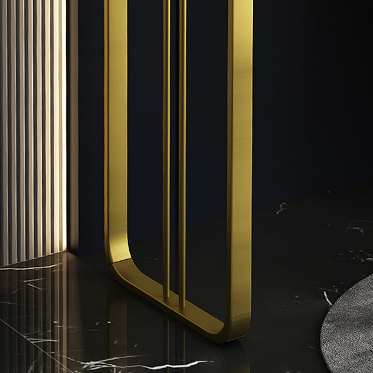 5-Drawer Glam Stone Makeup Dressing Table Stool Set - 51.18" H