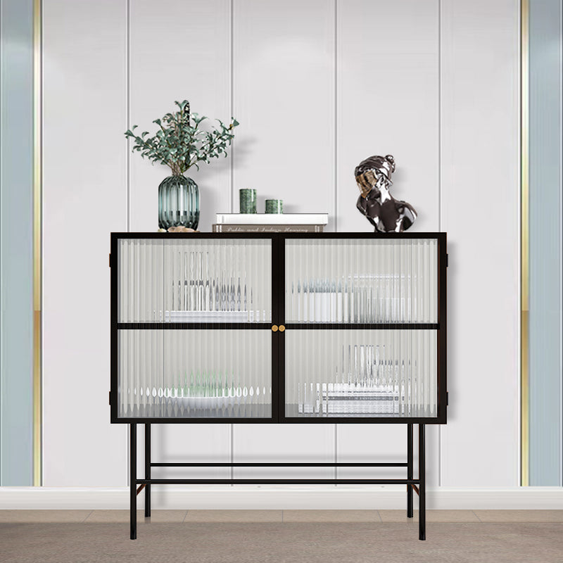 Moderno pranzo buffet server server telaio in metallo porte a buffet per cucina