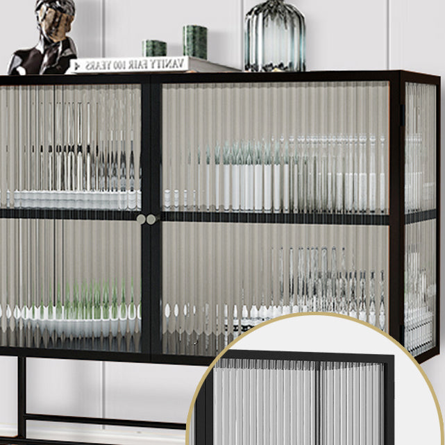 Moderno pranzo buffet server server telaio in metallo porte a buffet per cucina