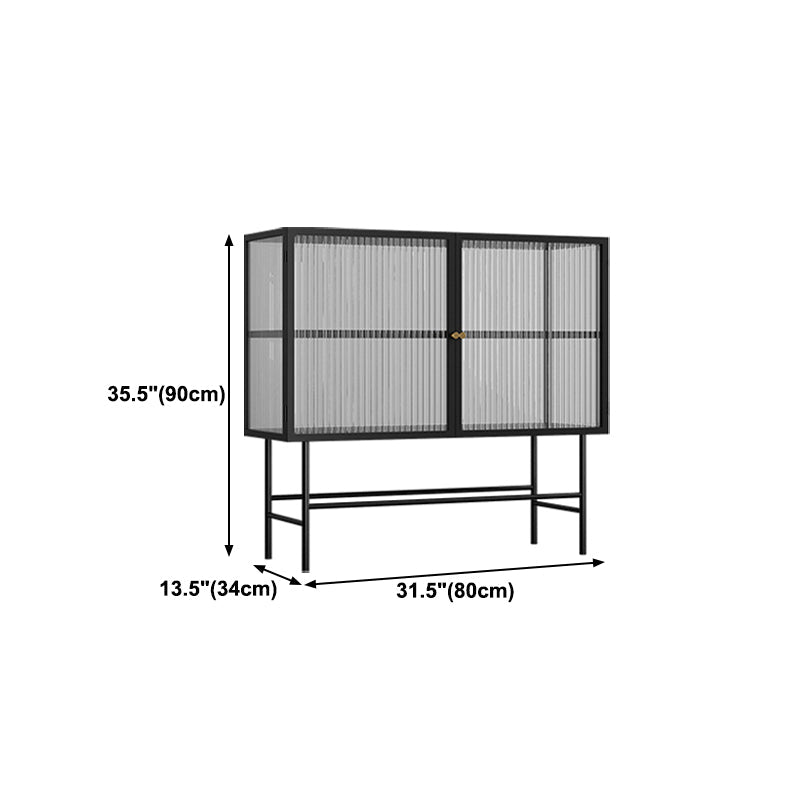 Moderno pranzo buffet server server telaio in metallo porte a buffet per cucina