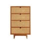 Gabinetto del soggiorno in legno in legno mobile moderno server buffet con archiviazione