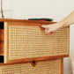 Gabinetto del soggiorno in legno in legno mobile moderno server buffet con archiviazione