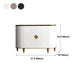 31.5"L Luxurious Buffet Server Artificial Marble Top Dining Server for Living Room Clearhalo 'buffet_sideboard' 'Buffets & Sideboards' 'furn' 'furn_buffet_sideboard' 'Furniture' 'Kitchen & Dining Furniture' 5632094
