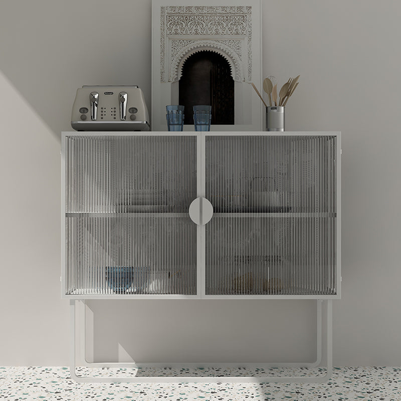 Glam Glam Glam Glam da 35,5 "Herver server a buffet di vetro con spazio per la sala da pranzo