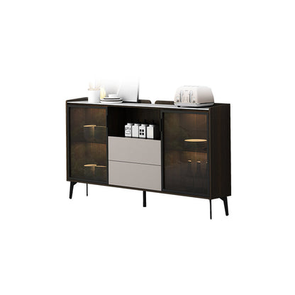 Scheda laterale in stile moderno con cassetti e sideboard di archiviazione per sala da pranzo