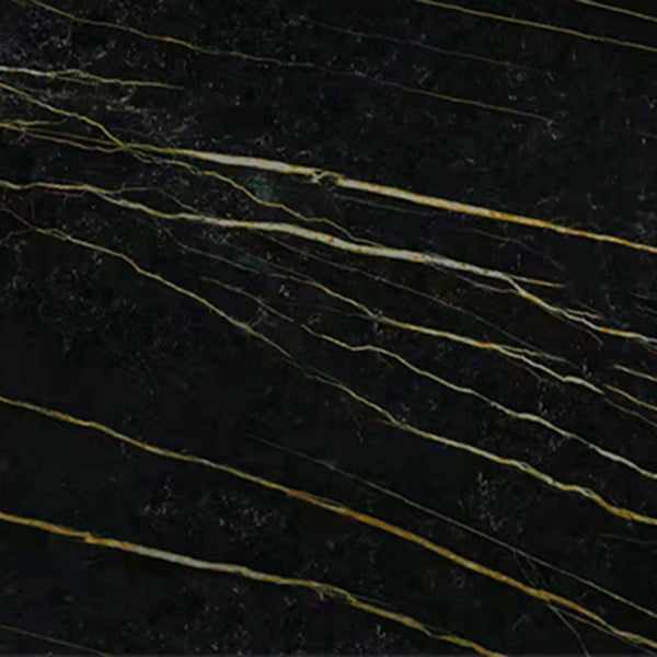 Industrial Sintered Stone Table for Restaurant Rectangle Black Table with Trestle Base Clearhalo 'Dining Tables & Seating' 'Dining Tables' 'dining_table' 'furn' 'furn_dining_table' 'Furniture' 'Kitchen & Dining Furniture' 5632386