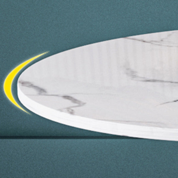 Table à manger blanche en pierre péout