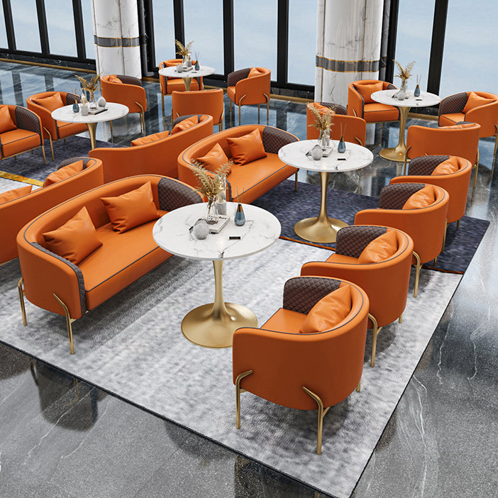 Table à manger blanche en pierre péout