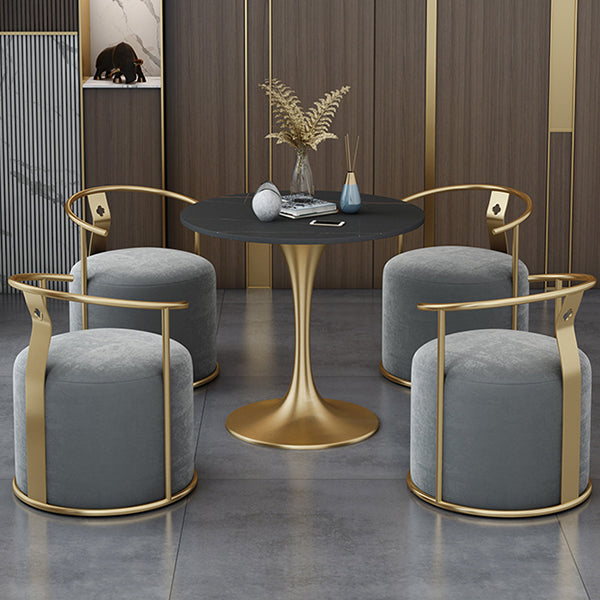 Table de luxe de base de tulip rond