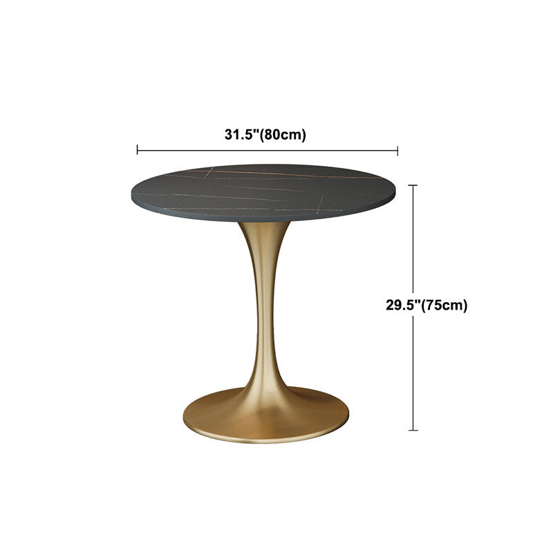 Table de luxe de base de tulip rond