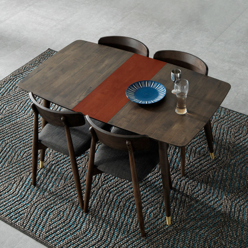 伝統的な豪華な家具長方形の固形材のダイニングサイトテーブルのためのテーブル