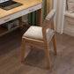 現代的なスタイルのダイニング木製椅子キッチンダイニングオープンバックアームレスチェア
