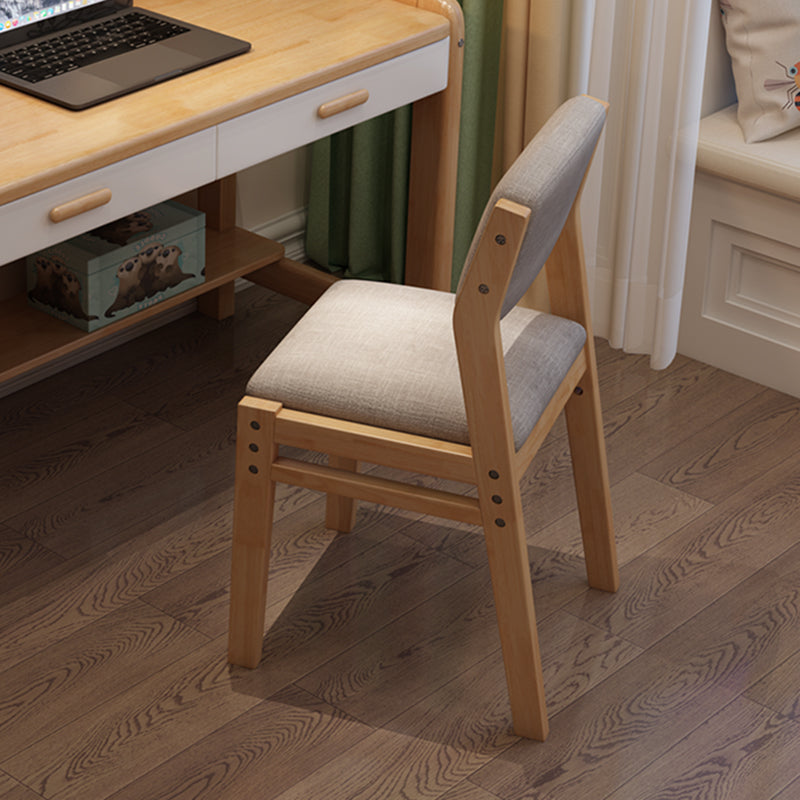 現代的なスタイルのダイニング木製椅子キッチンダイニングオープンバックアームレスチェア