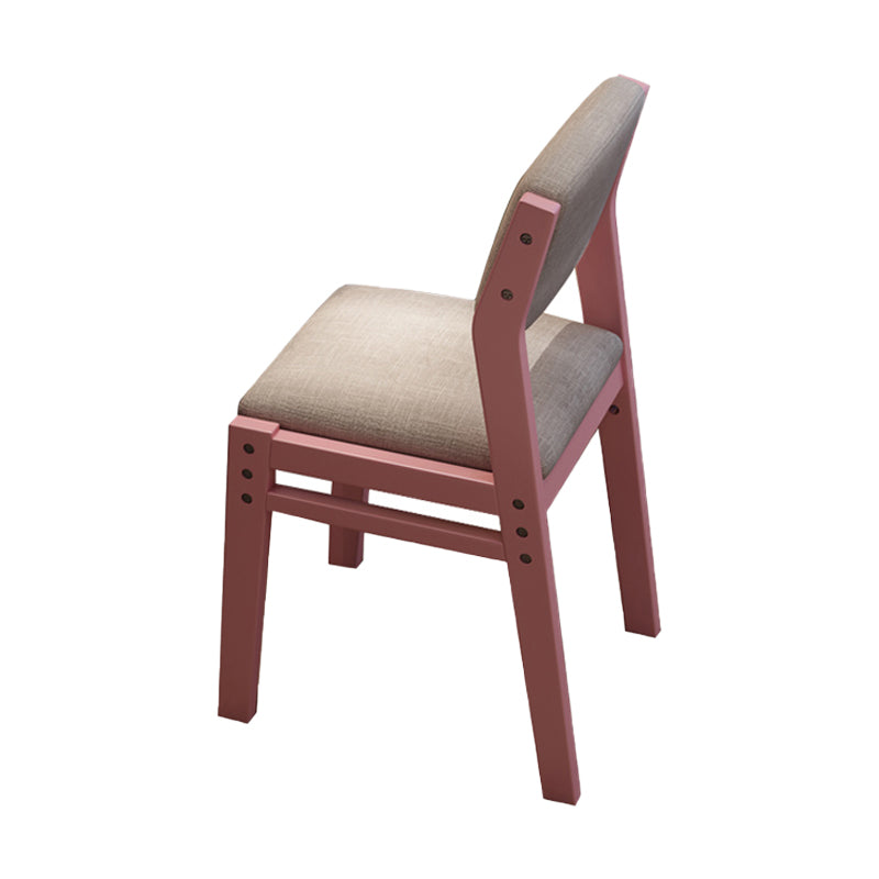 現代的なスタイルのダイニング木製椅子キッチンダイニングオープンバックアームレスチェア