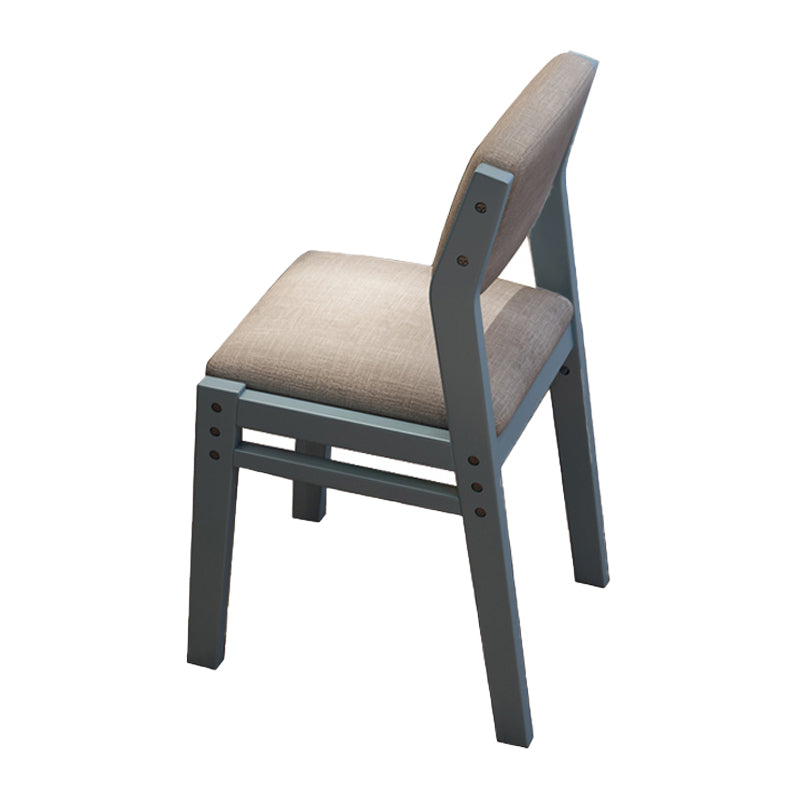 現代的なスタイルのダイニング木製椅子キッチンダイニングオープンバックアームレスチェア