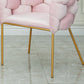 Glam Metal Dining Room Chair Velvet Dining Side Chair for Home Use Clearhalo 'Dining Chairs' 'Dining Tables & Seating' 'dining_chair' 'furn' 'furn_dining_chair' 'Furniture' 'Kitchen & Dining Furniture' 5632796