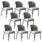 Metal Leg Dining Chair Modern Coffee Shop Parsons Dining Side Chair Light Gray 8 Piece Set Clearhalo 'Dining Chairs' 'Dining Tables & Seating' 'dining_chair' 'furn' 'furn_dining_chair' 'Furniture' 'Kitchen & Dining Furniture' 5632833