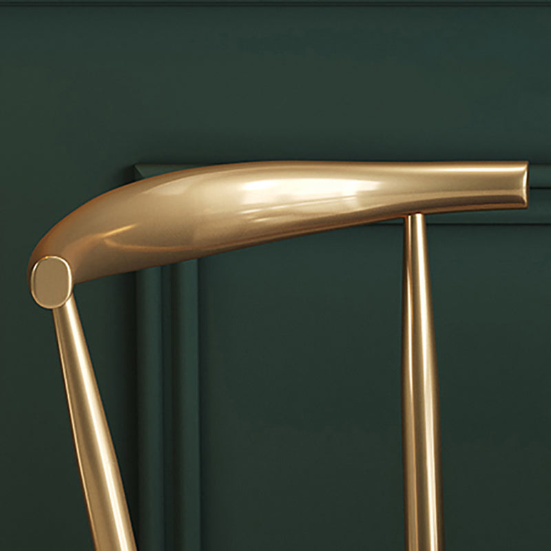 グラムベルベットダイニングルームチェアオープンバックダイニングサイドチェアレストランで使用する