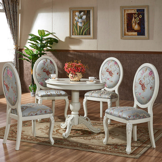 Victorian Style Kitchen Wooden Chair Dining Armless Side Chairs Clearhalo 'Dining Chairs' 'Dining Tables & Seating' 'dining_chair' 'furn' 'furn_dining_chair' 'Furniture' 'Kitchen & Dining Furniture' 5632945