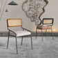 Industrial Open Back Dining Chair Fabric Dining Chairs for Home