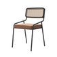 Industrial Open Back Dining Chair Fabric Dining Chairs for Home